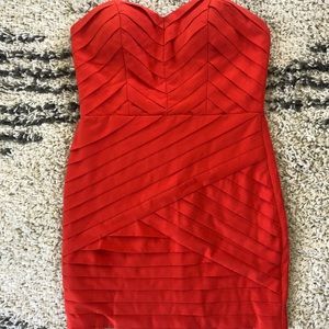 Strapless cocktail dress